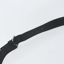 GUCCI GG implementation Shoulder Bag PVC Black Silver 201446 Auth bs31747-8