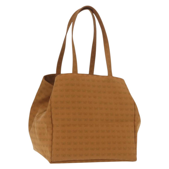 BOTTEGAVENETA Tote Bag Canvas Brown Auth bs31748