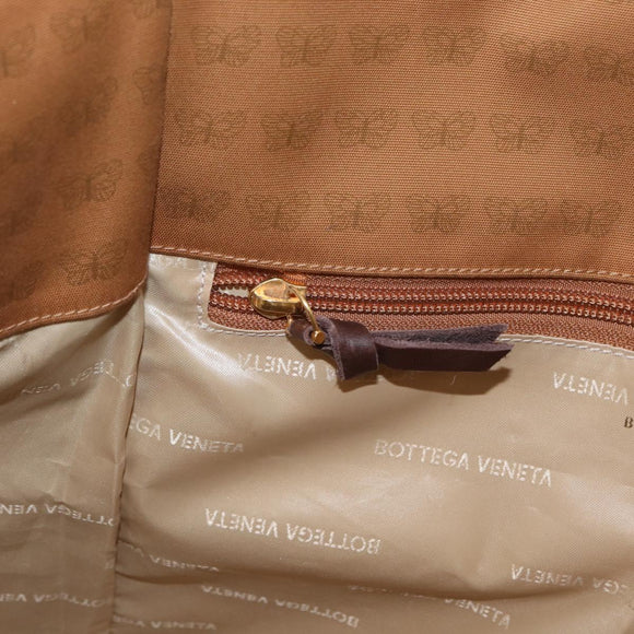 BOTTEGAVENETA Tote Bag Canvas Brown Auth bs31748