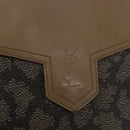 SAINT LAURENT Clutch Bag PVC Leather Beige Gray Auth bs31751-13
