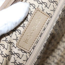 SAINT LAURENT Clutch Bag PVC Leather Beige Gray Auth bs31751-14