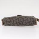 SAINT LAURENT Clutch Bag PVC Leather Beige Gray Auth bs31751-7
