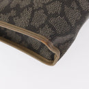 SAINT LAURENT Clutch Bag PVC Leather Beige Gray Auth bs31751-8