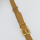 SAINT LAURENT Hand Bag Leather PVC 2way Black Brown gold Auth bs31752-8