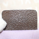 BVLGARI Logo Mania Tote Bag Canvas Beige Brown Silver Auth bs31753-12