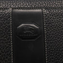 BURBERRY Clutch Bag Leather Black Silver Auth bs31755-17