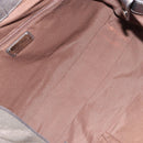 Salvatore Ferragamo Vala Hand Bag Leather Gold Tone Auth bs31761-11