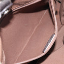 Salvatore Ferragamo Vala Hand Bag Leather Gold Tone Auth bs31761-21