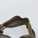 Salvatore Ferragamo Vala Hand Bag Leather Gold Tone Auth bs31761-8