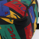 SAINT LAURENT Backpack Nylon Multicolor Gold Auth bs31764-10