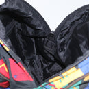SAINT LAURENT Backpack Nylon Multicolor Gold Auth bs31764-19