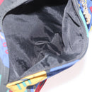 SAINT LAURENT Backpack Nylon Multicolor Gold Auth bs31764-24