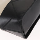 Salvatore Ferragamo Chain Shoulder Bag Leather White Black gold Auth bs31765-10
