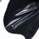 Salvatore Ferragamo Clutch Bag Leather Navy White gold Auth bs31766-14