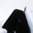 Salvatore Ferragamo Clutch Bag Leather Navy White gold Auth bs31766-16