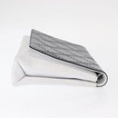 Salvatore Ferragamo Clutch Bag Leather Navy White gold Auth bs31766-4