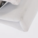 Salvatore Ferragamo Clutch Bag Leather Navy White gold Auth bs31766-8