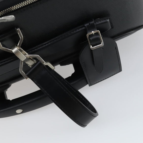 LOUIS VUITTON Taiga Pegas 55 Suitcase Black Boreal M32666 LV Auth bs31775