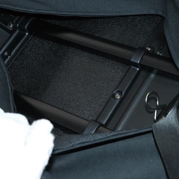 LOUIS VUITTON Taiga Pegas 55 Suitcase Black Boreal M32666 LV Auth bs31775