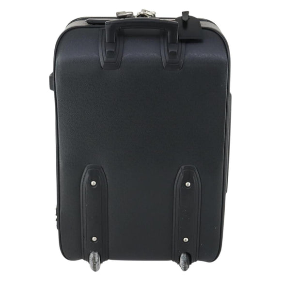 LOUIS VUITTON Taiga Pegas 55 Suitcase Black Boreal M32666 LV Auth bs31775