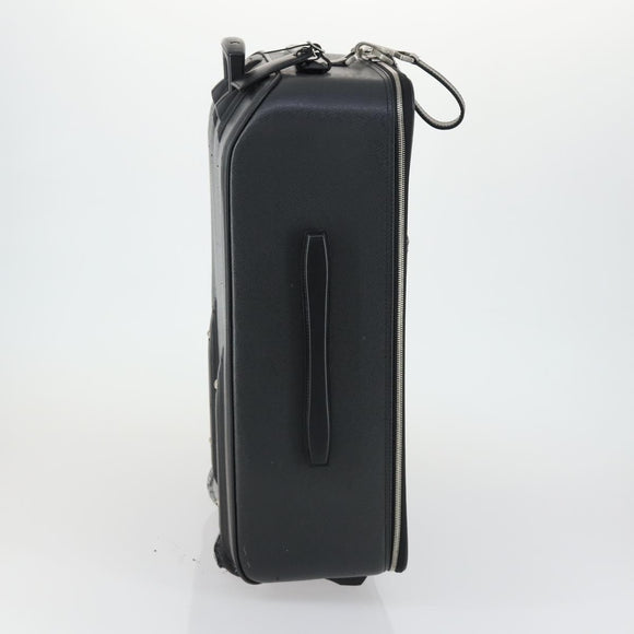 LOUIS VUITTON Taiga Pegas 55 Suitcase Black Boreal M32666 LV Auth bs31775