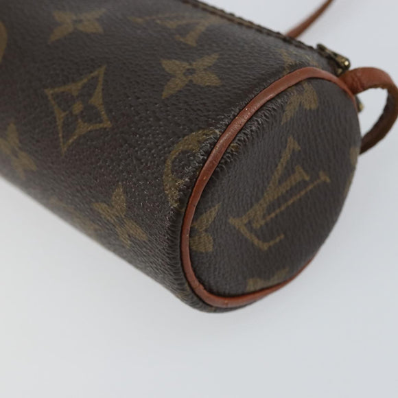 LOUIS VUITTON Monogram Papillon Täschchen LV Auth bs31776