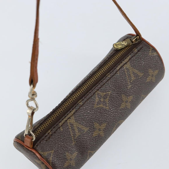 LOUIS VUITTON Monogram Papillon Täschchen LV Auth bs31776