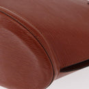 LOUIS VUITTON Epi Saint Jacques Shopping Shoulder Bag Brown M52263 Auth bs31780-15
