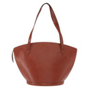 LOUIS VUITTON Epi Saint Jacques Shopping Shoulder Bag Brown M52263 Auth bs31780-2
