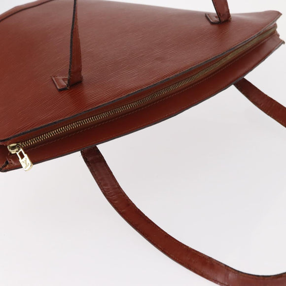 LOUIS VUITTON Epi Saint Jacques Shopping Shoulder Bag Brown M52263 Auth bs31780