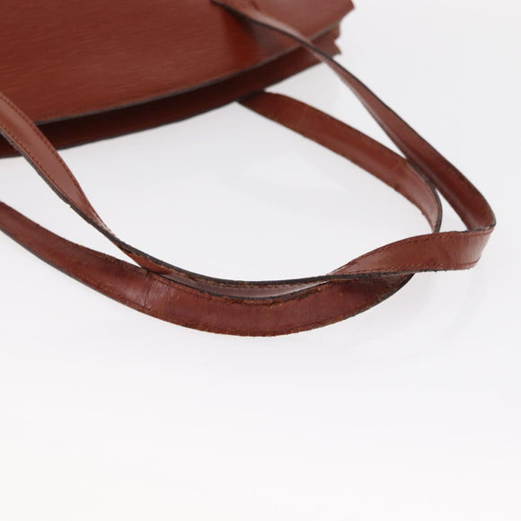 LOUIS VUITTON Epi Saint Jacques Shopping Shoulder Bag Brown M52263 Auth bs31780