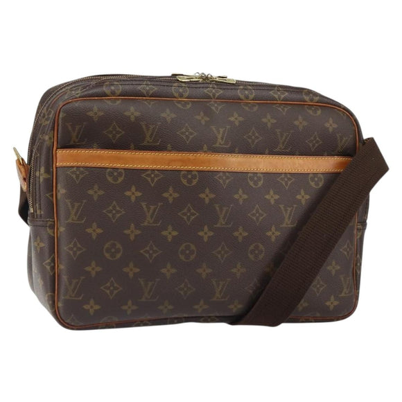 LOUIS VUITTON Monogram Reporter GM Shoulder Bag M45252 LV Auth bs31781