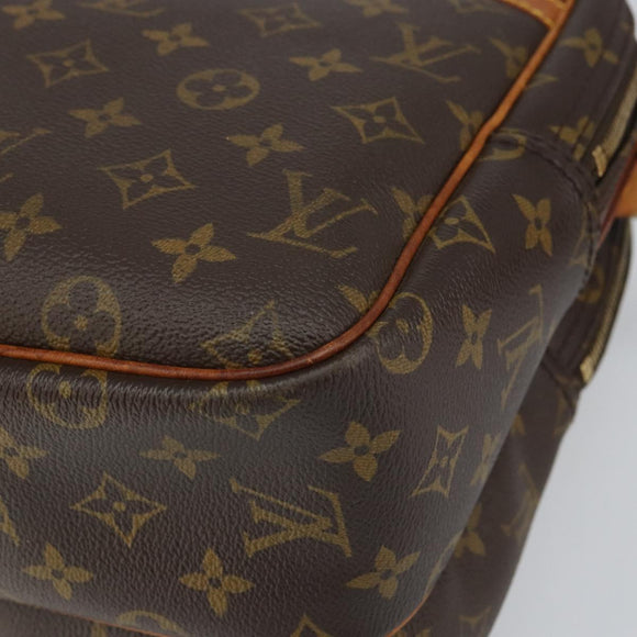 LOUIS VUITTON Monogram Reporter GM Shoulder Bag M45252 LV Auth bs31781