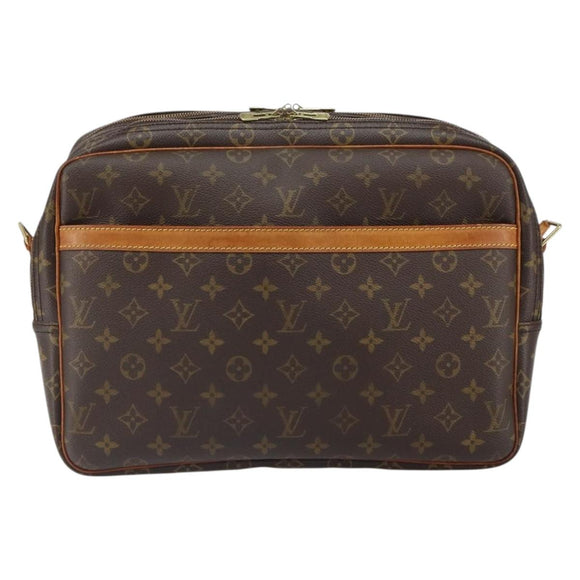 LOUIS VUITTON Monogram Reporter GM Shoulder Bag M45252 LV Auth bs31781