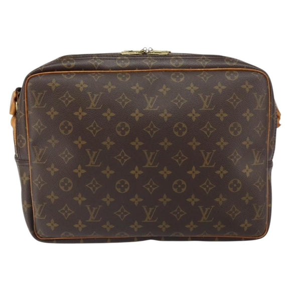 LOUIS VUITTON Monogram Reporter GM Shoulder Bag M45252 LV Auth bs31781
