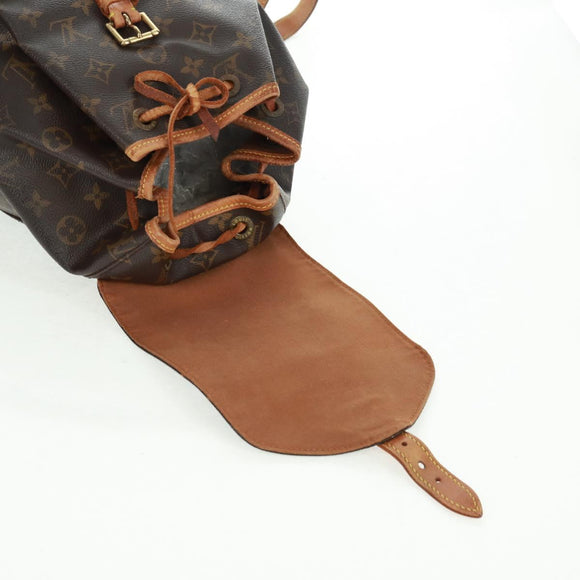 LOUIS VUITTON Monogram Montsouris MM Backpack M51136 LV Auth bs31782