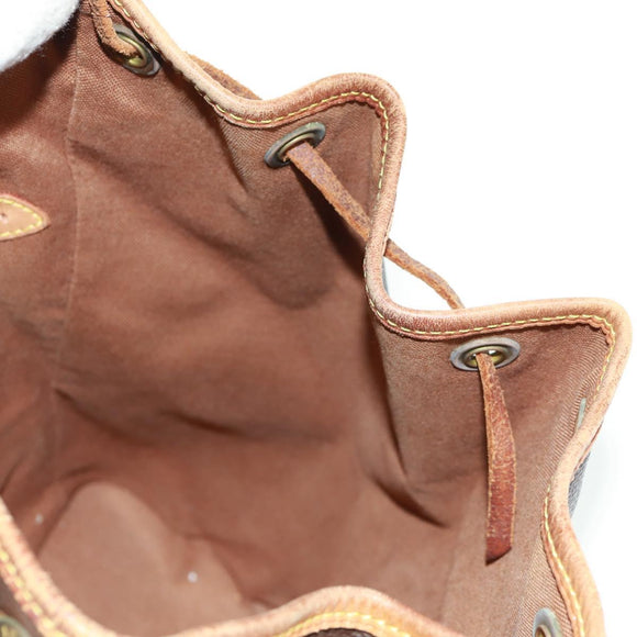 LOUIS VUITTON Monogram Montsouris MM Backpack M51136 LV Auth bs31782