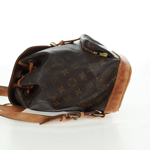 LOUIS VUITTON Monogram Montsouris MM Backpack M51136 LV Auth bs31782