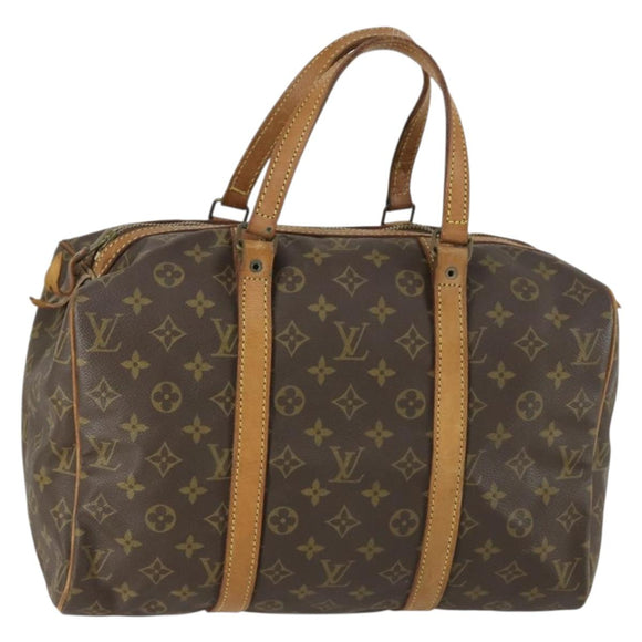 LOUIS VUITTON Monogram Sac Souple 35 Boston Bag M41626 LV Auth bs31783