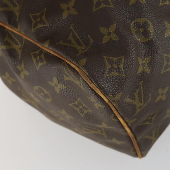 LOUIS VUITTON Monogram Sac Souple 35 Boston Bag M41626 LV Auth bs31783
