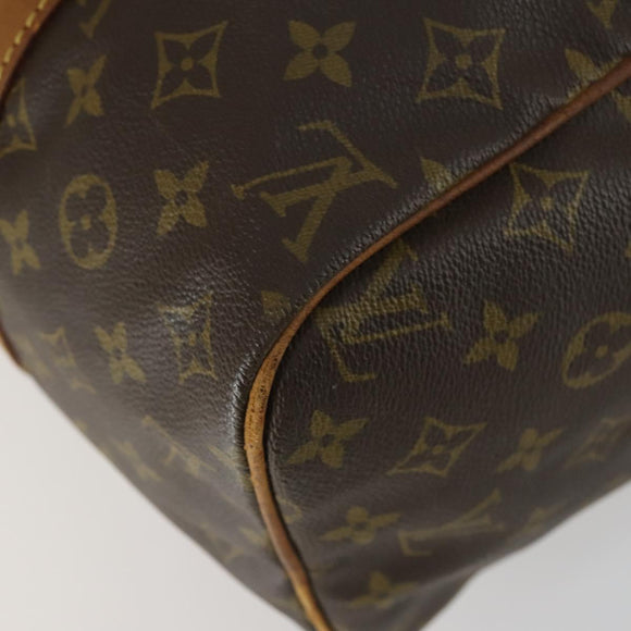 LOUIS VUITTON Monogram Sac Souple 35 Boston Bag M41626 LV Auth bs31783