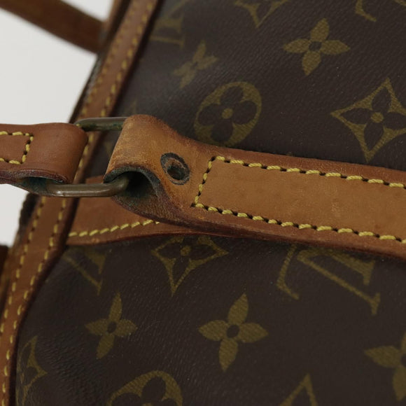 LOUIS VUITTON Monogram Sac Souple 35 Boston Bag M41626 LV Auth bs31783