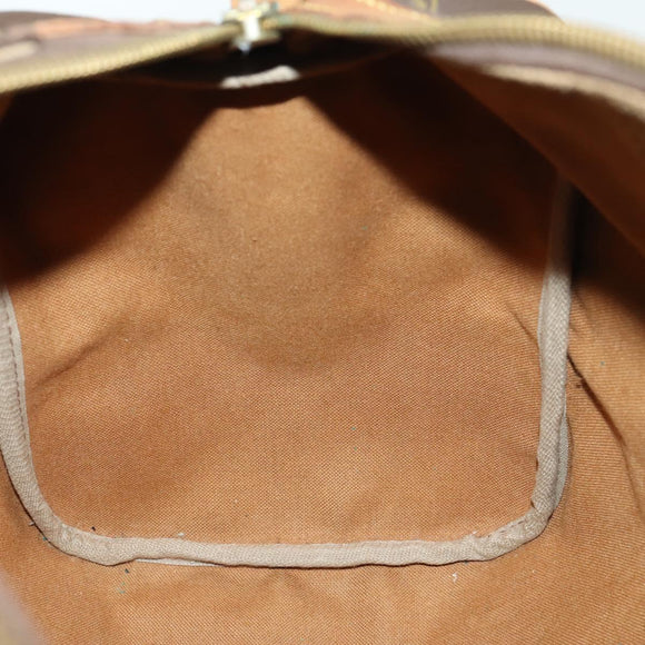 LOUIS VUITTON Monogram Sac Souple 35 Boston Bag M41626 LV Auth bs31783