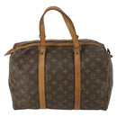 LOUIS VUITTON Monogram Sac Souple 35 Boston Bag M41626 LV Auth bs31783-2