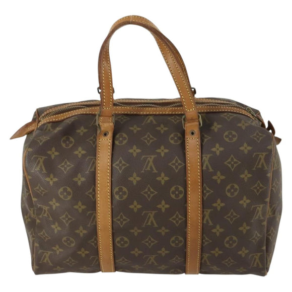 LOUIS VUITTON Monogram Sac Souple 35 Boston Bag M41626 LV Auth bs31783