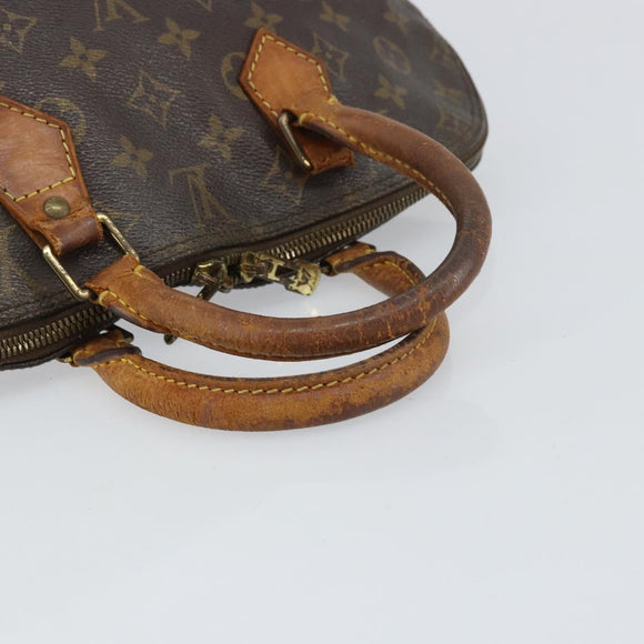 LOUIS VUITTON Monogram Alma Hand Bag M51130 LV Auth bs31786