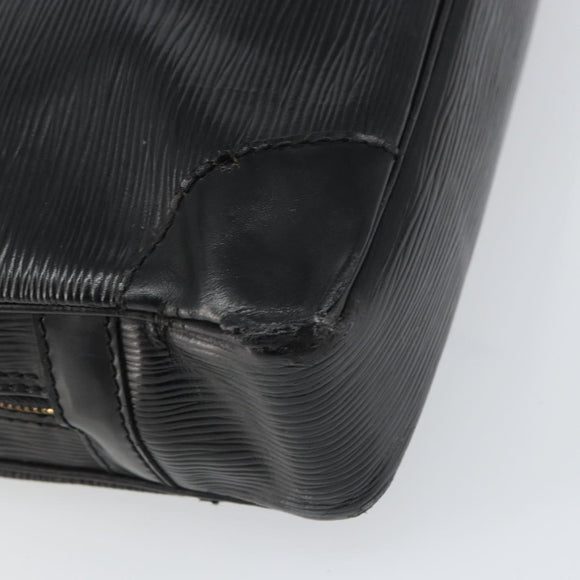 LOUIS VUITTON Epi Porte Documents Voyage Bag Black M40321 LV Auth bs31789