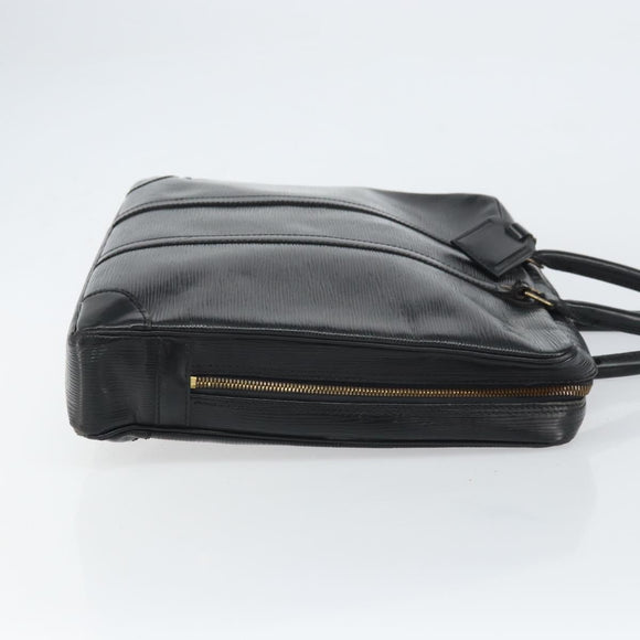 LOUIS VUITTON Epi Porte Documents Voyage Bag Black M40321 LV Auth bs31789