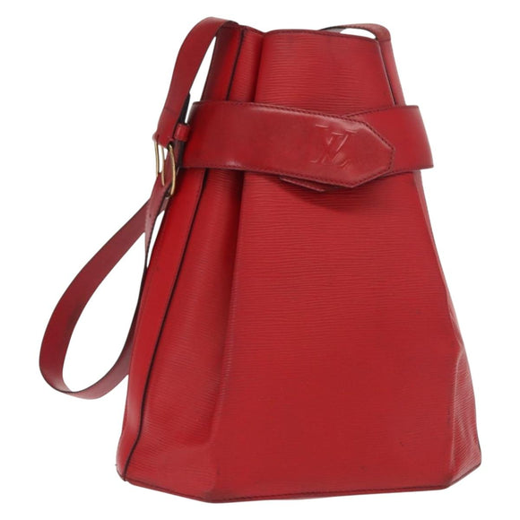 LOUIS VUITTON Epi Sac Depaule GM Shoulder Bag Red M80197 LV Auth bs31790