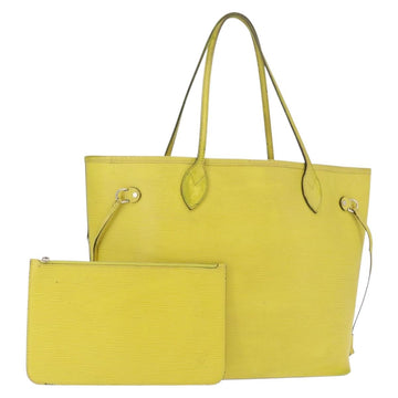 LOUIS VUITTON Epi Neverfull MM Tote Bag Yellow Pistachian M40956 LV Auth bs31791